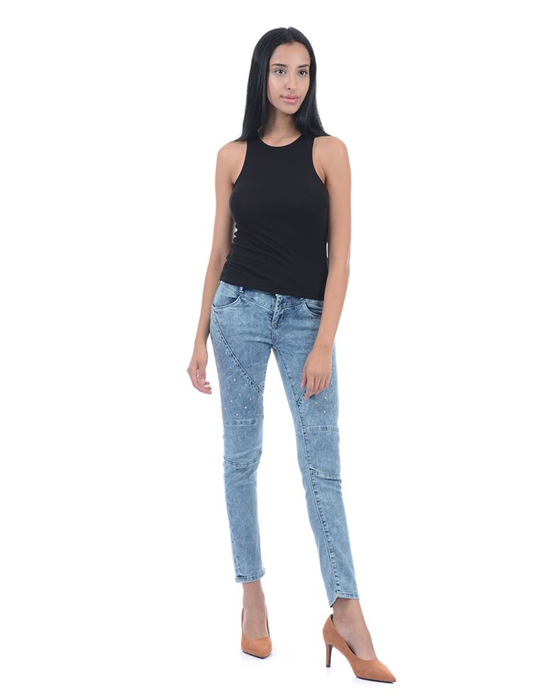 Ed Hardy Women Casual Wear Embellished Jean